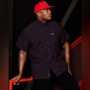 Dixxon | “The Bolt” short sleeve Party Shirt | 4X | Like New!!